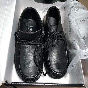 imarc black lace up shoes new in box